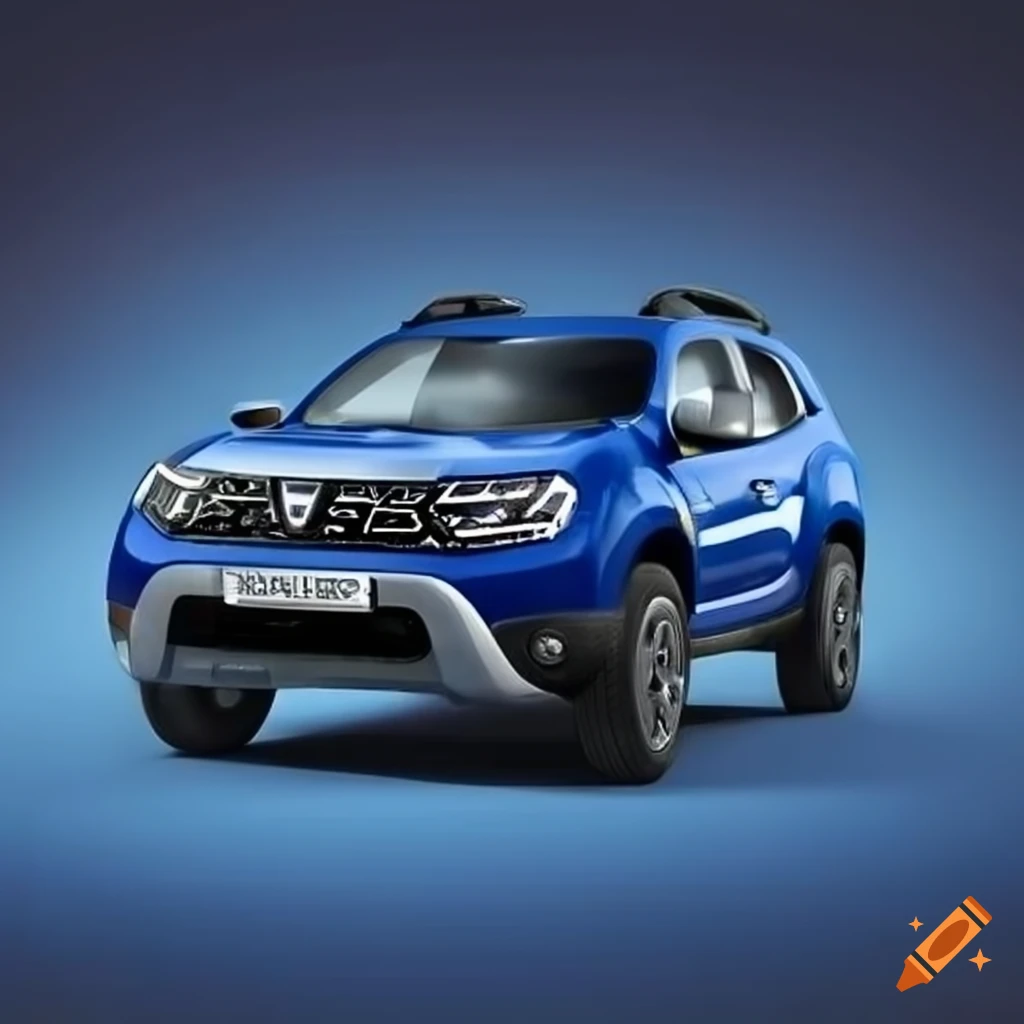 Dacia Duster 2 logo in blue round design