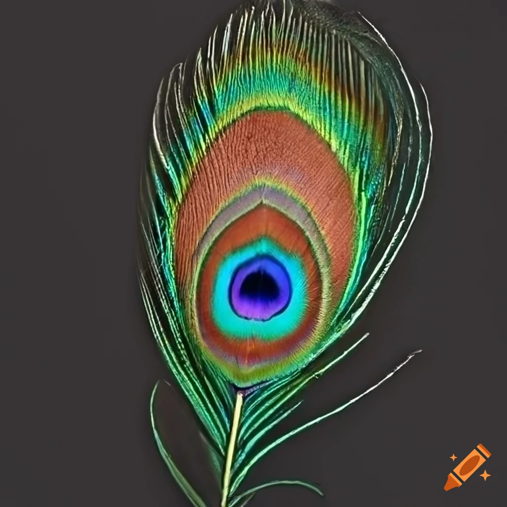 Peacock feather