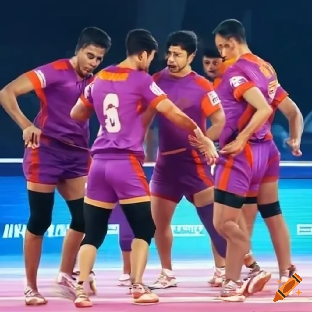 Kabaddi match in action