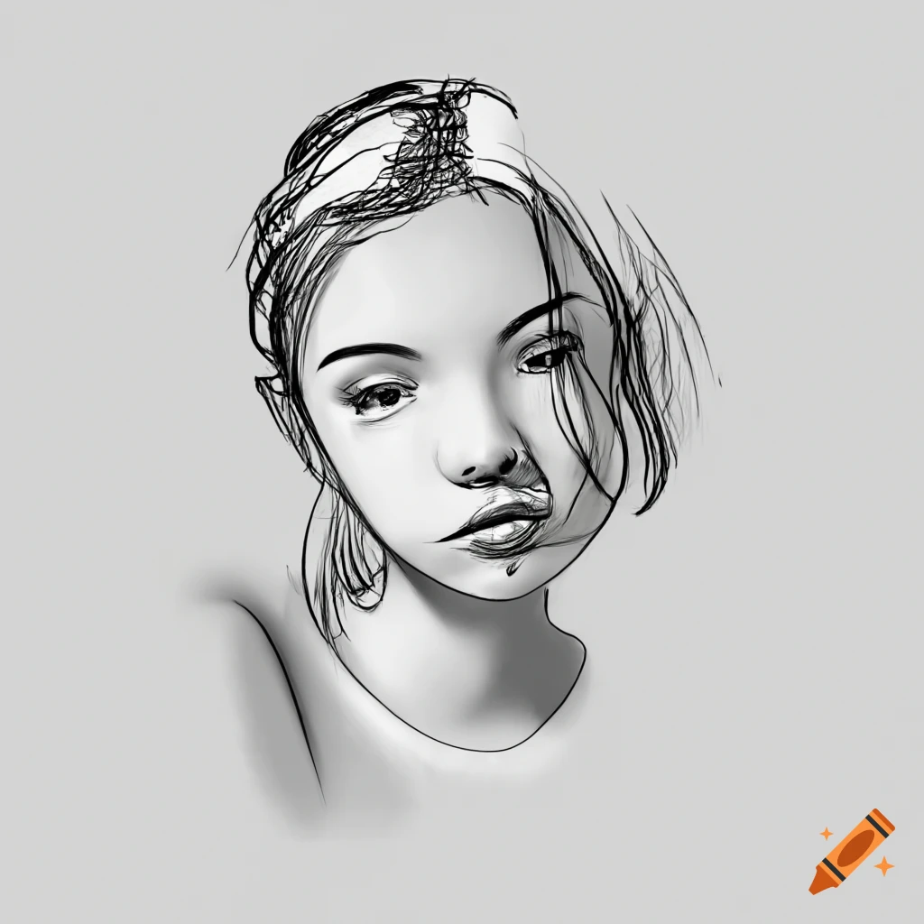 Single line art drawing