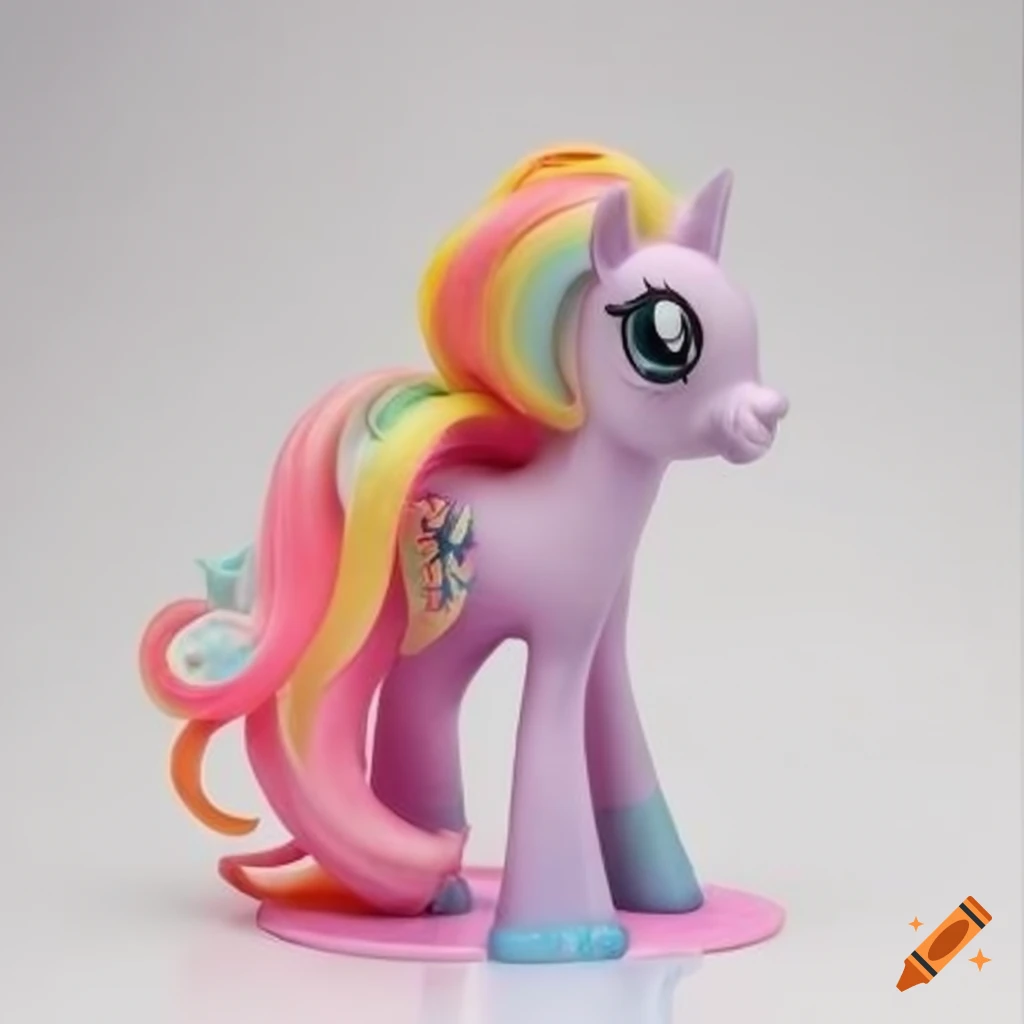 Tokyo brand resin figure of MLP Pastel Pearl with long hair