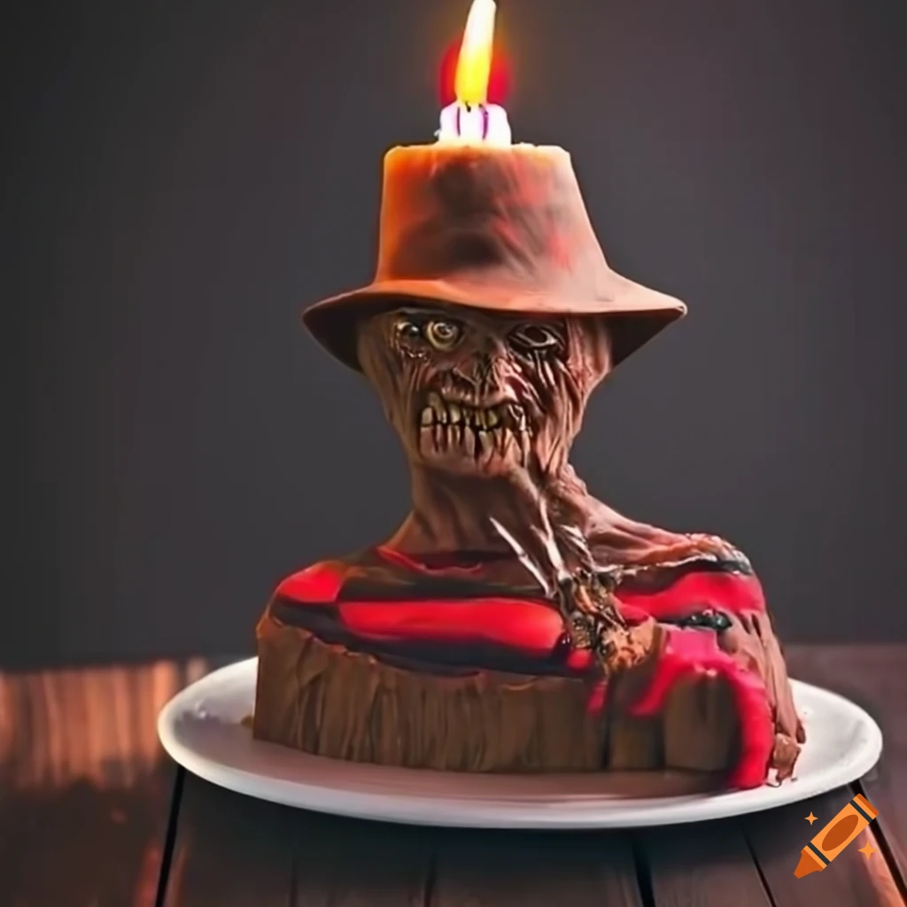 Birthday cake inspired by Freddy Krueger