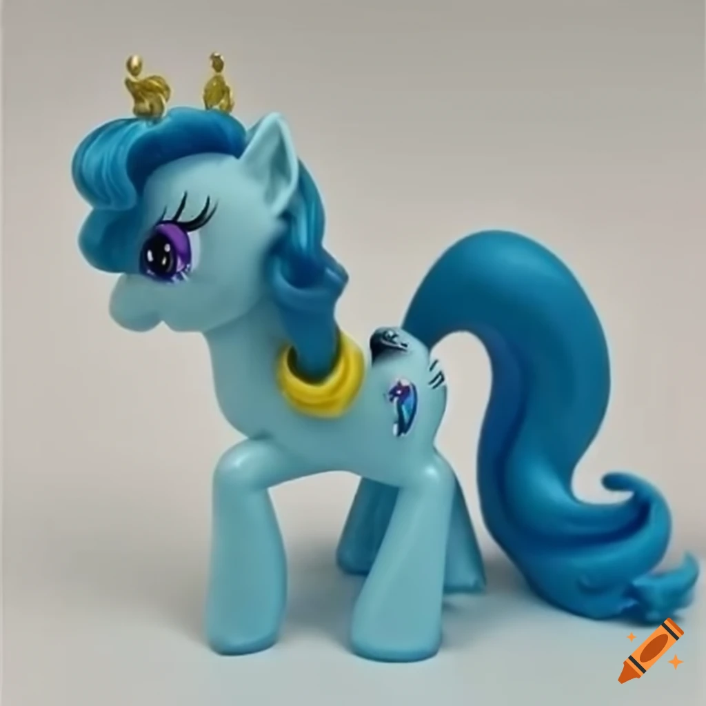 MLP resin blue princess figure