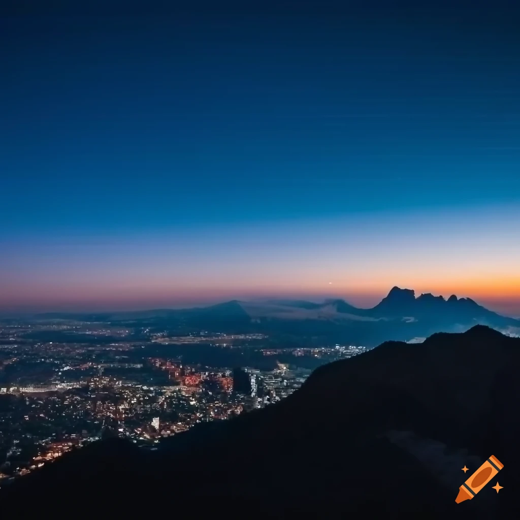 View of Cerro de la Silla from the city of Monterrey, Nuevo León, Mexico