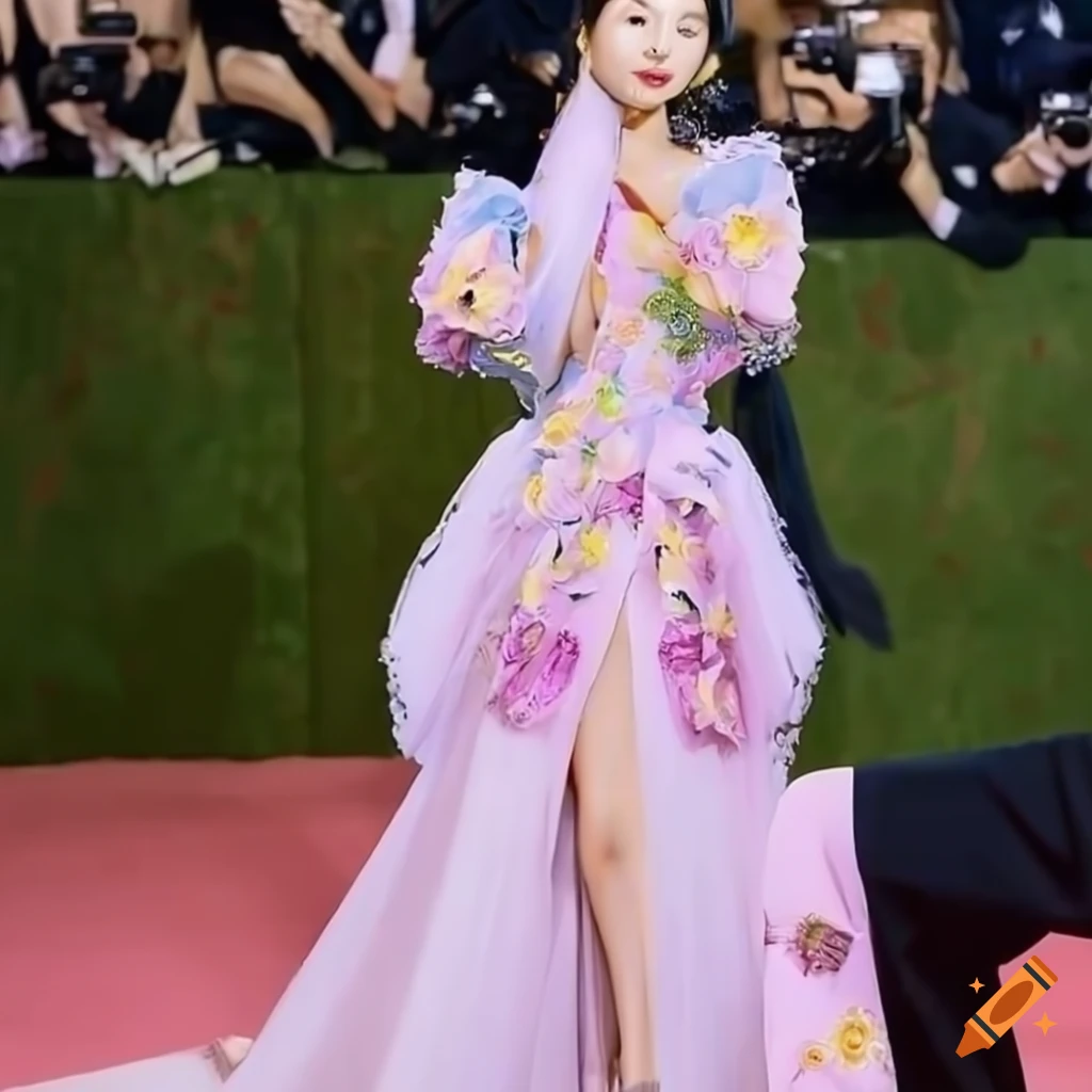 TWICE Mina in MET Gala inspired outfit symbolizing growth and renewal