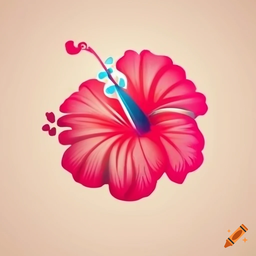 Hibiscus flower logo