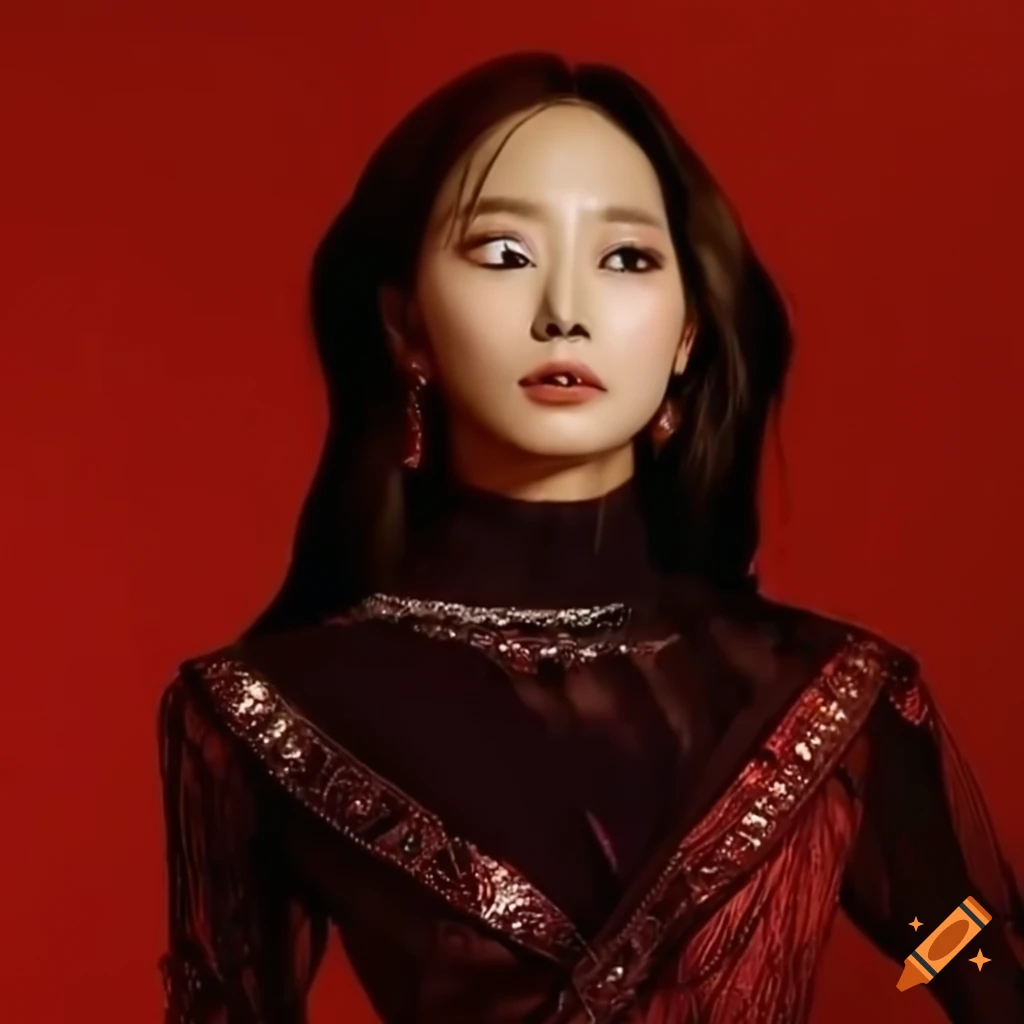 TWICE Tzuyu in Festival of Fire inspired outfit