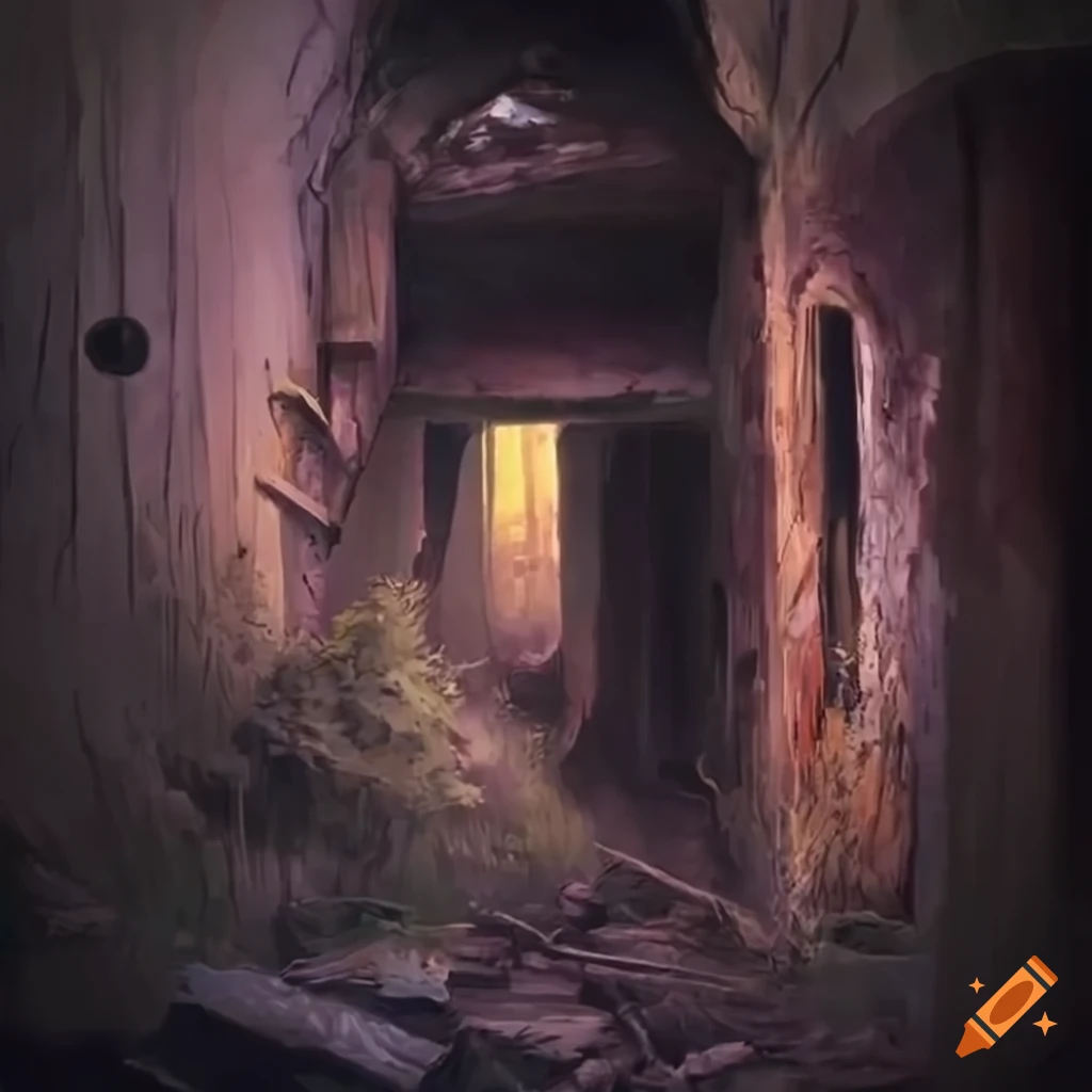 Whispers in the Walls - abandoned house in a deep forest village