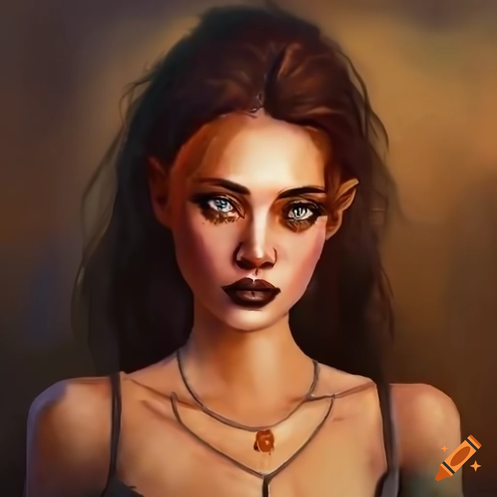 Bohemian witchy sims woman