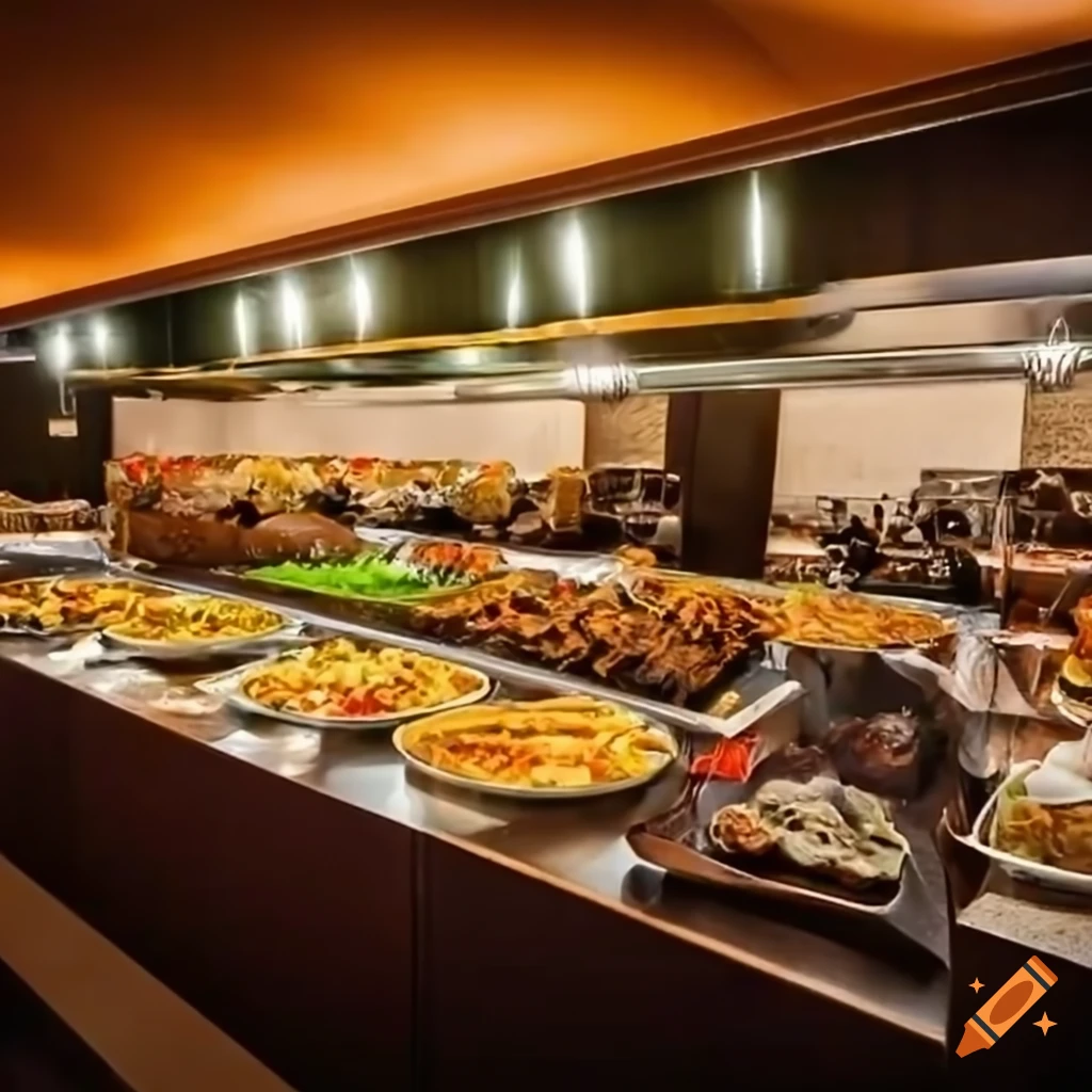 Indian food buffet with 5-star quality
