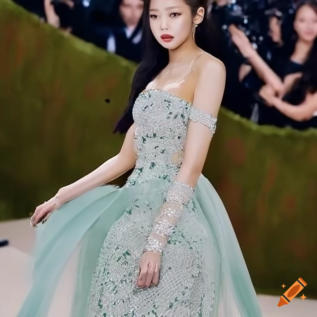 BLACKPINK Jennie in MET GALA inspired 'The Great Migration' outfit on  Craiyon