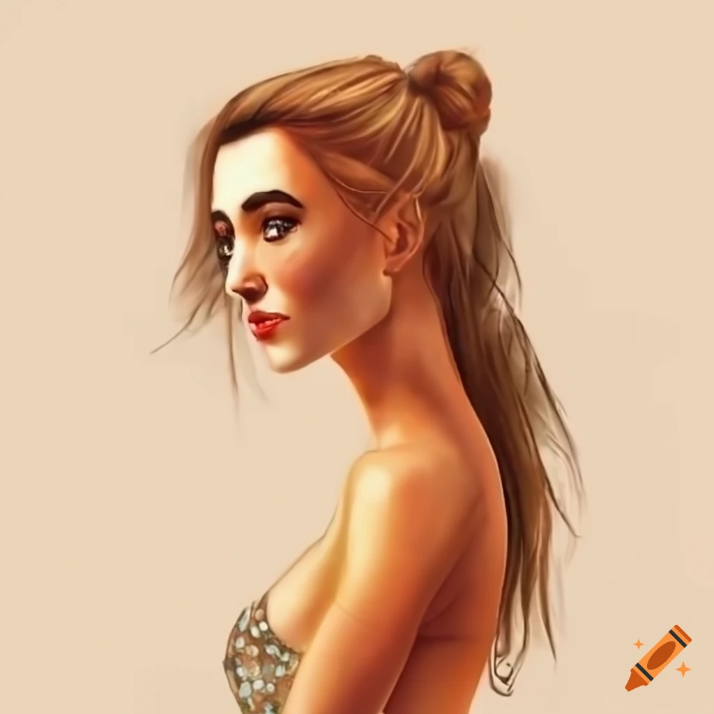 Boho styled woman on a beach in Sims design