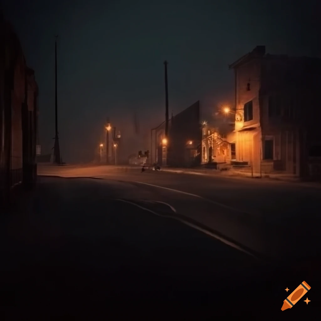 Eerie nighttime view of Belton, Missouri, United States