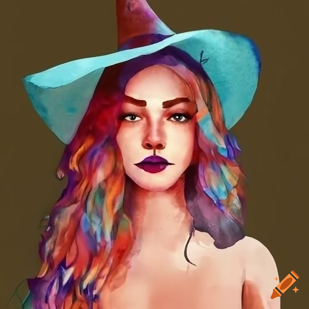 Boho witch sims woman