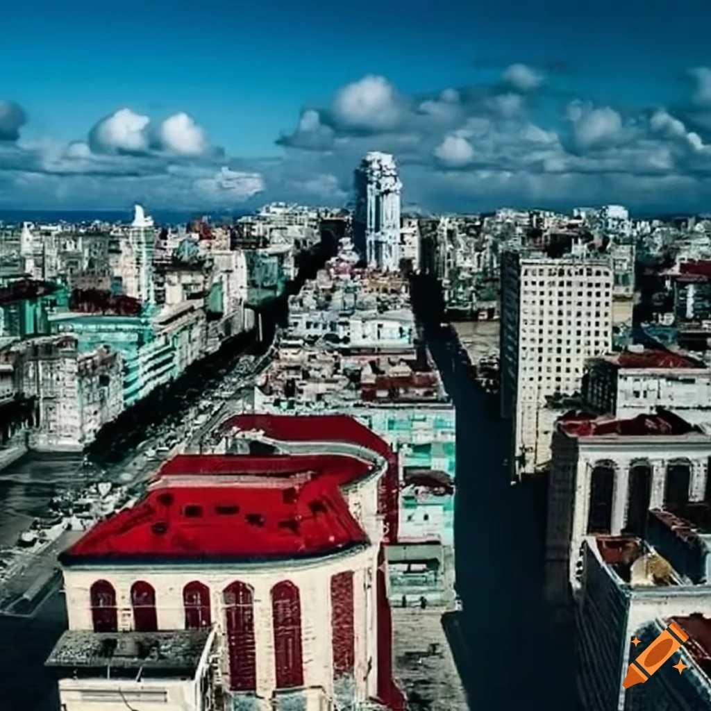 Modern developed city with advanced technology and sophisticated urban infrastructure