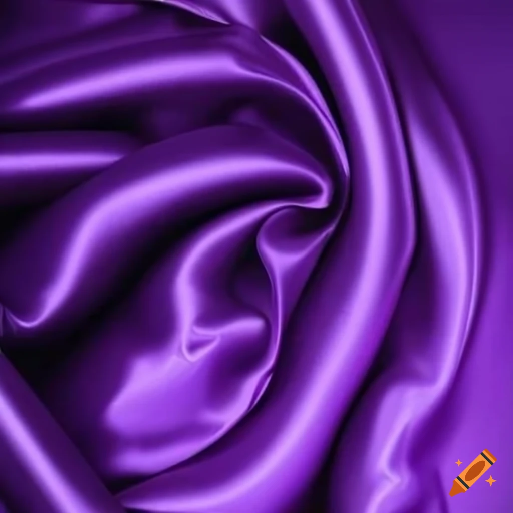 Purple aurora lights on a satin background