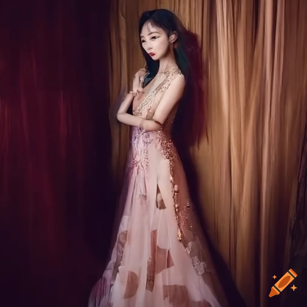 TWICE Tzuyu in MET GALA inspired Forest Enchantment