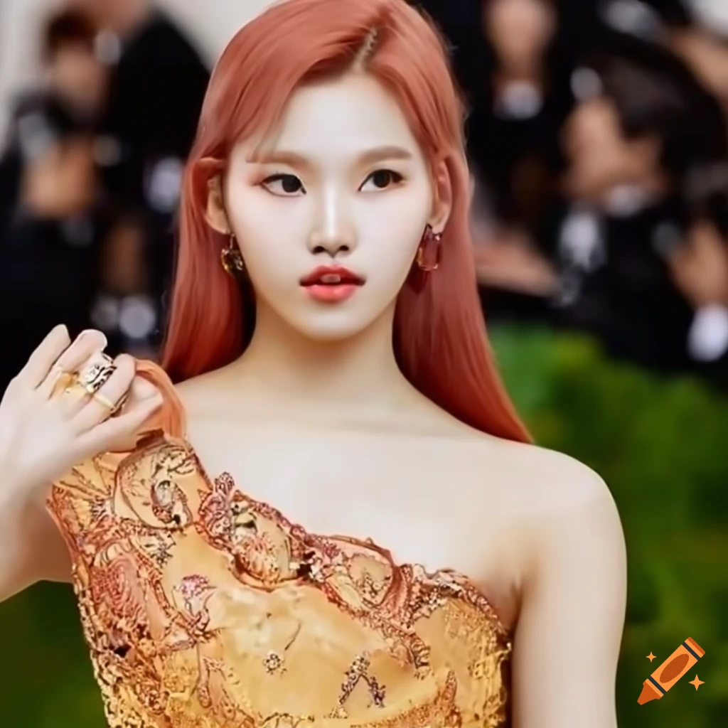 TWICE Sana in Festival of Fire inspired outfit