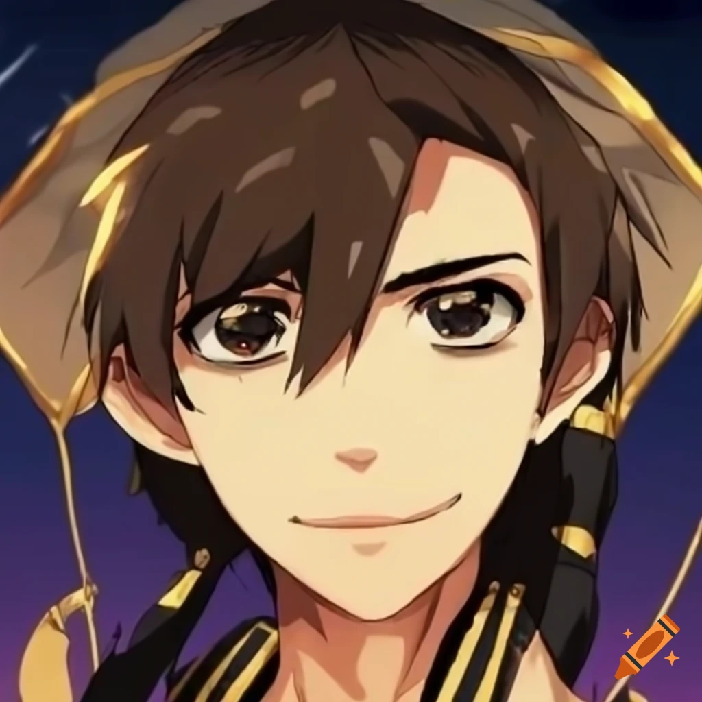Anime avatar of an Egyptian guy for YouTube
