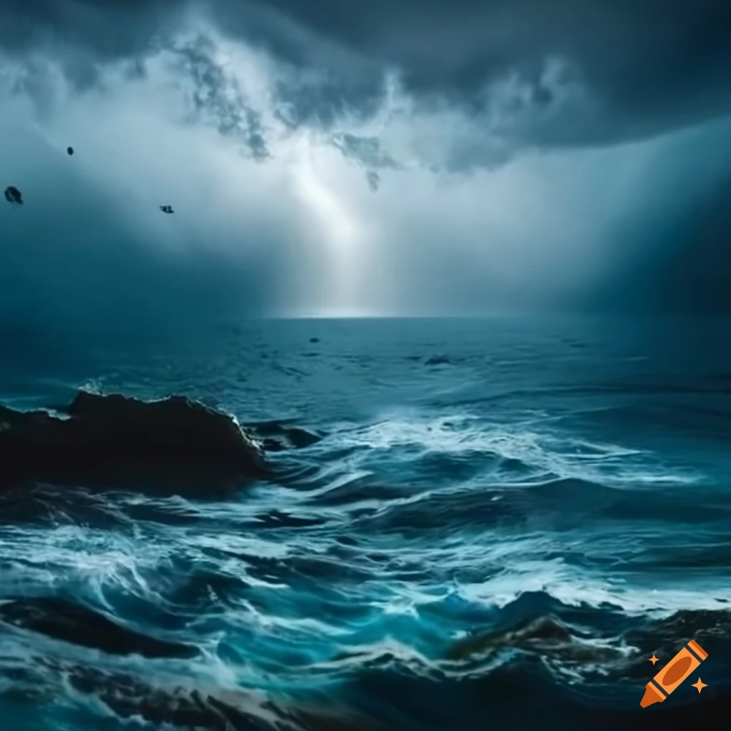 Ocean during a storm