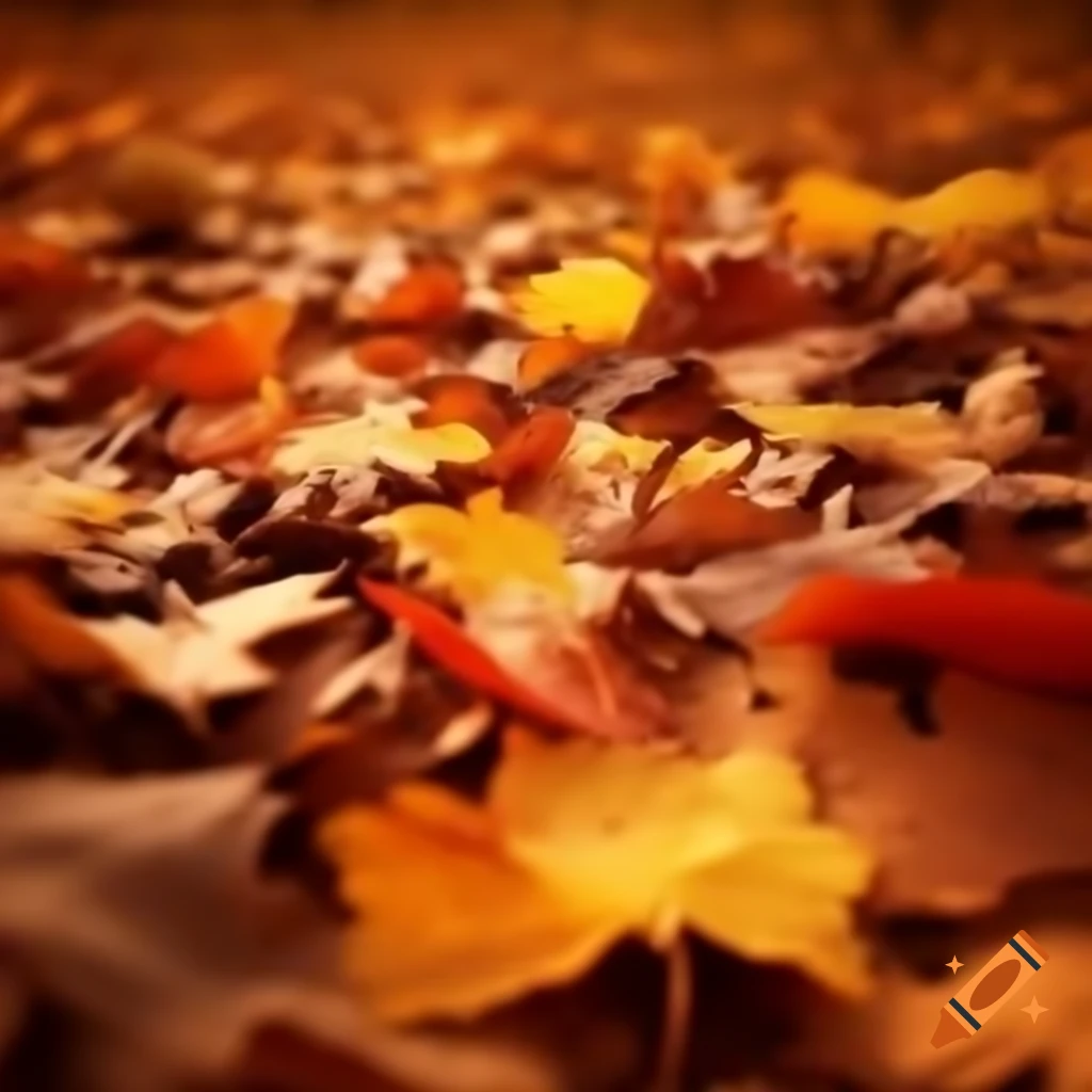Autumn leaves falling, capturing the essence of fall season