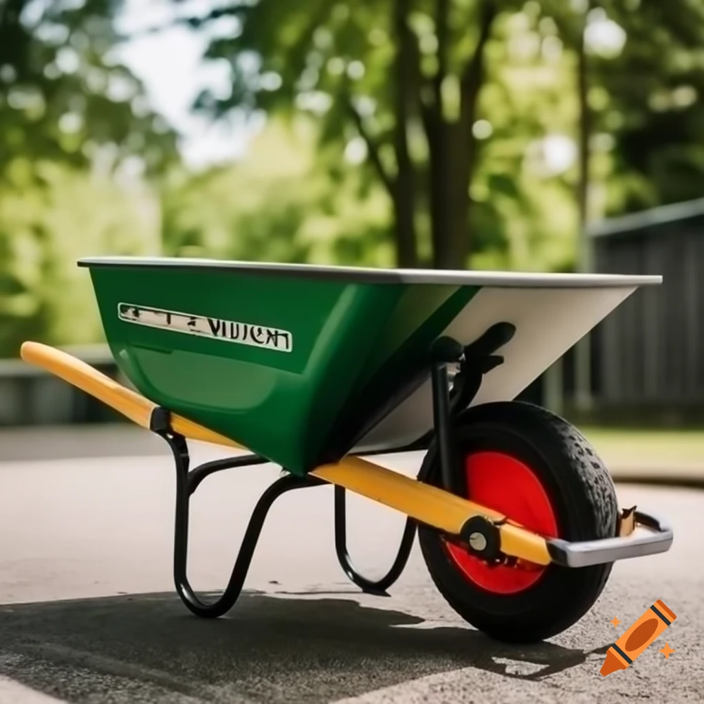 Innovative wheelbarrow design showcasing modern features