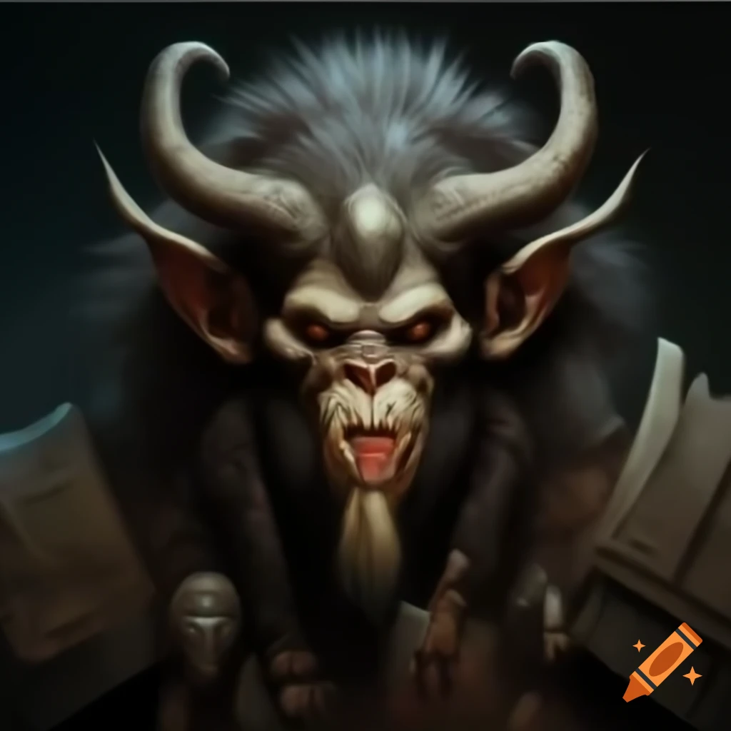 Krampus Soldier graphic novel artwork