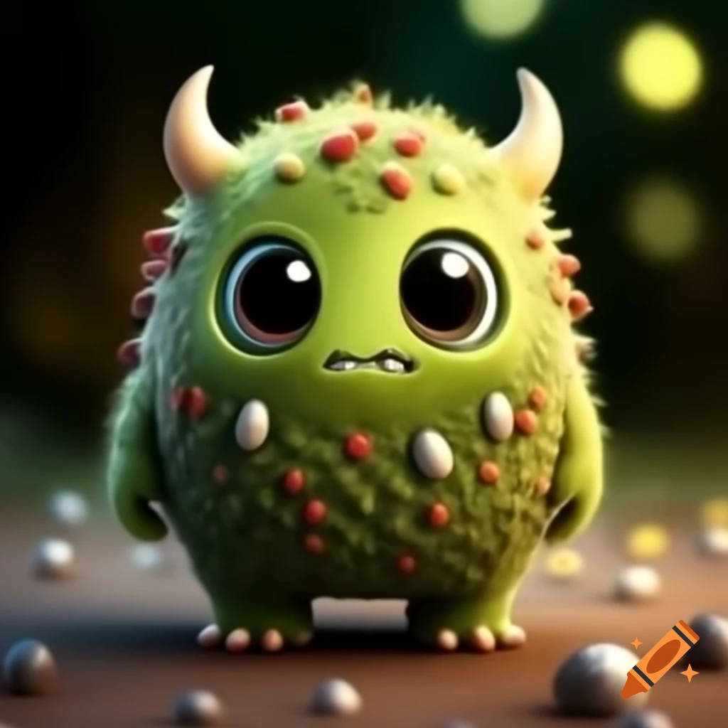 Adorable fictional monster character