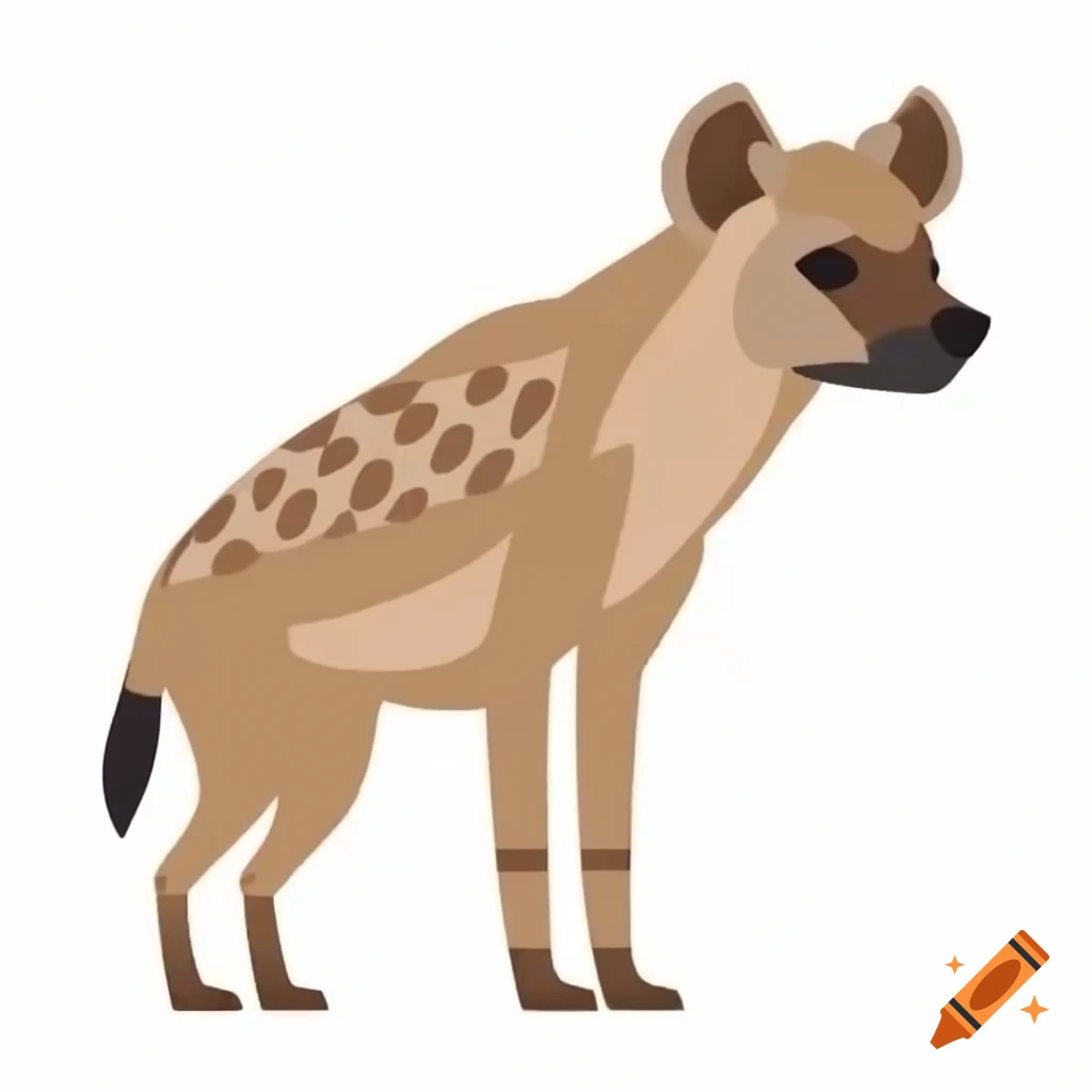 Hyena in its natural habitat