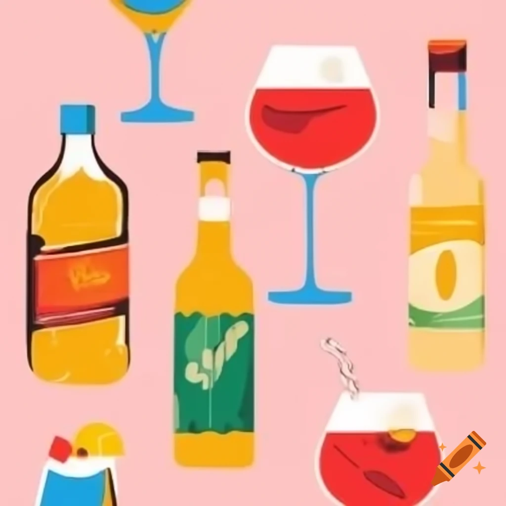 Artistic illustration of gin on craiyon