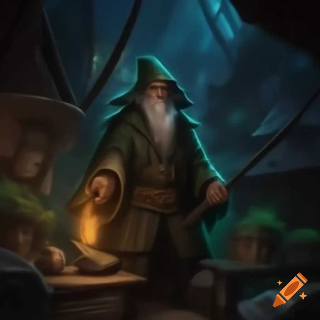 Adventurers pursuing rogue wizard trapping village in time loop