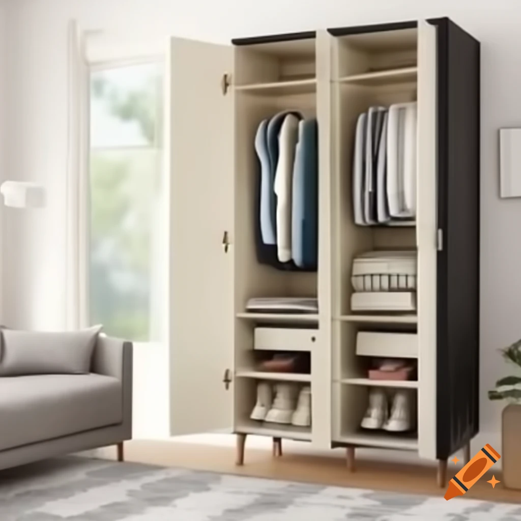 Closet dimensions 215 cm x 58 cm x 58 cm