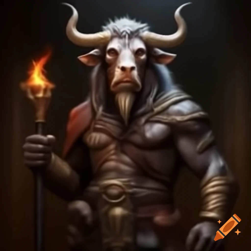 Sorcerer minotaur character