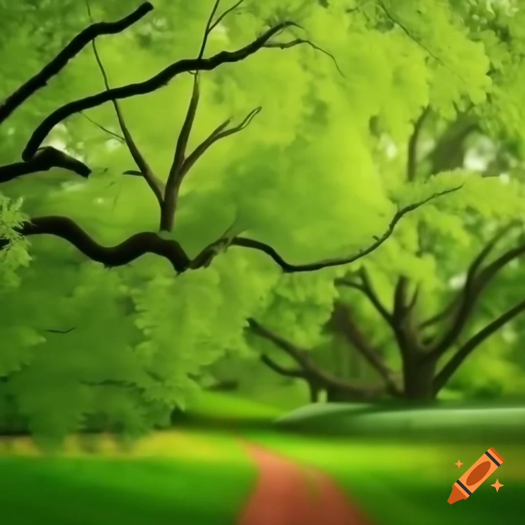 Beech trees in a forest setting