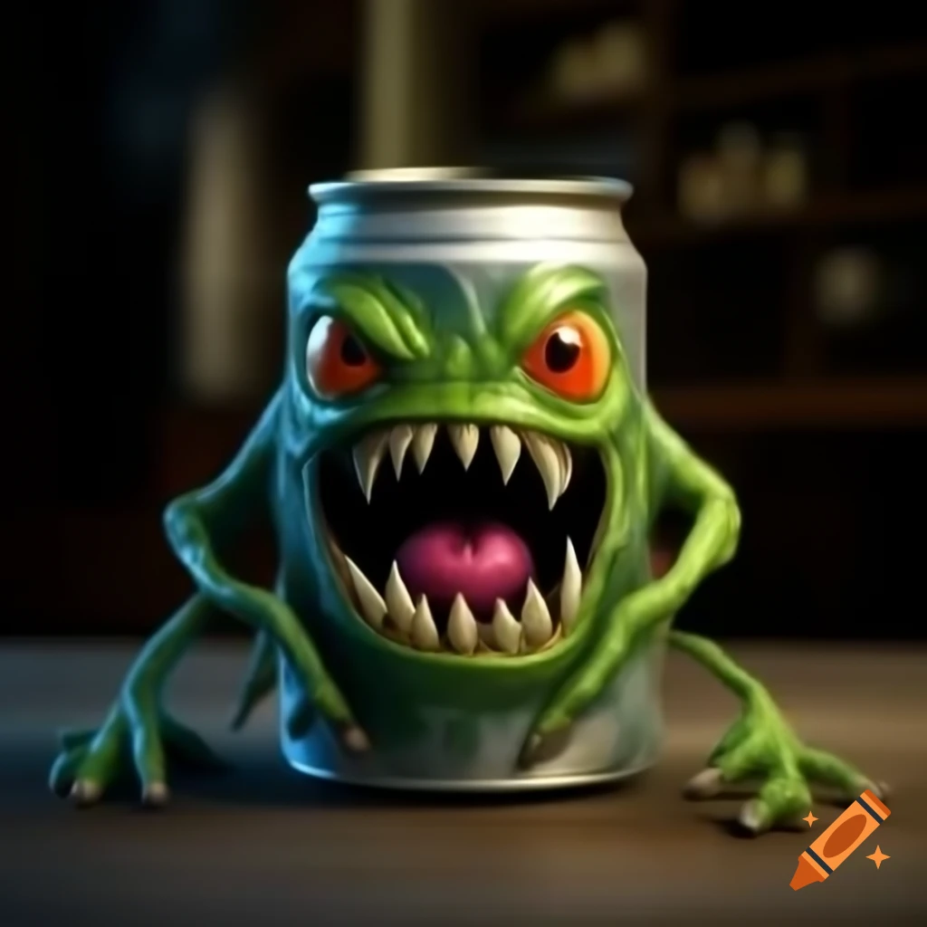 Can of Monster energy drink