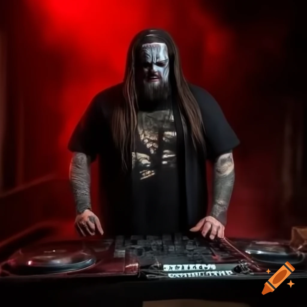 SoundCloud album cover featuring DJ resembling Jonathan Davis from Korn