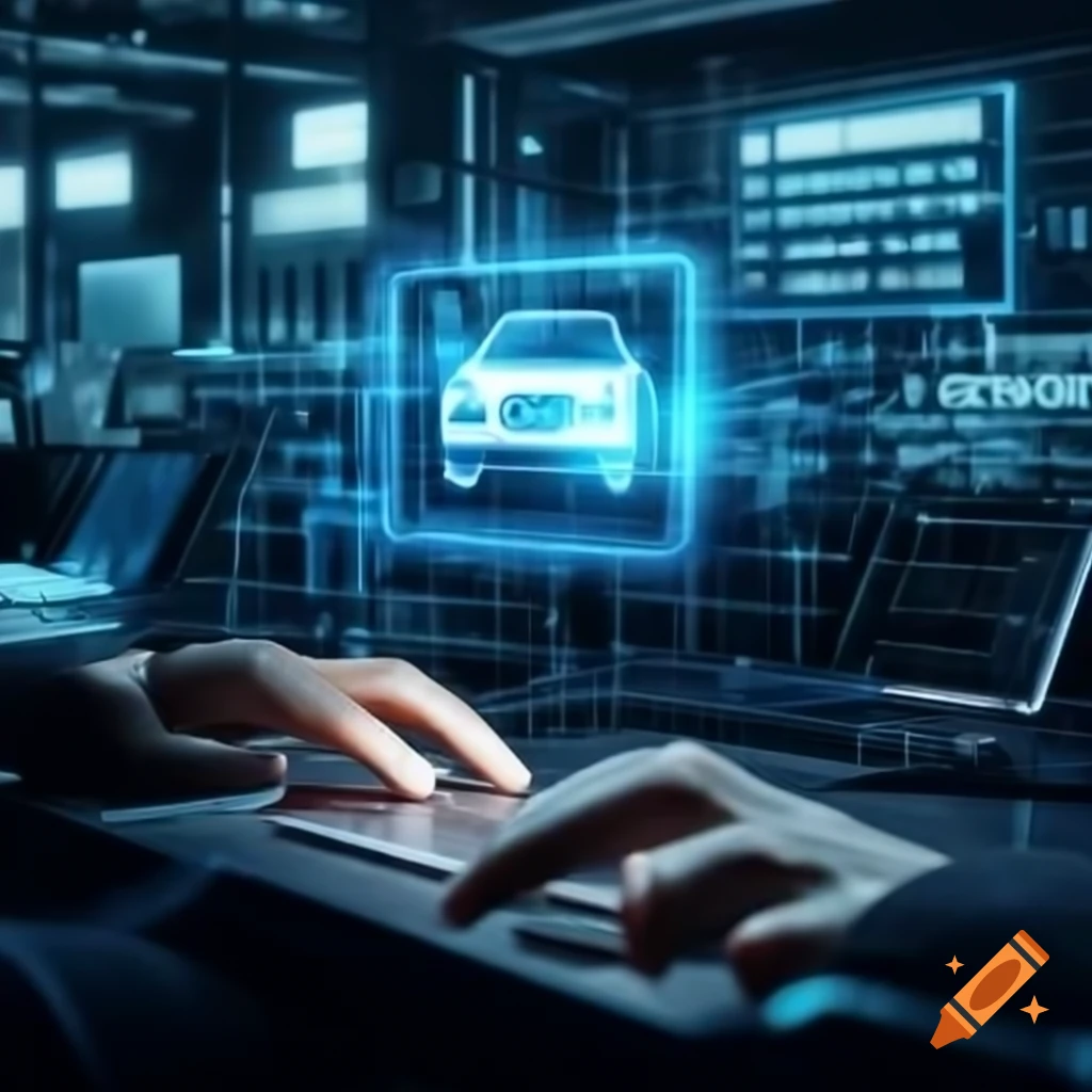 Fusion of automotive industry and cyber security featuring the word Cyberistta
