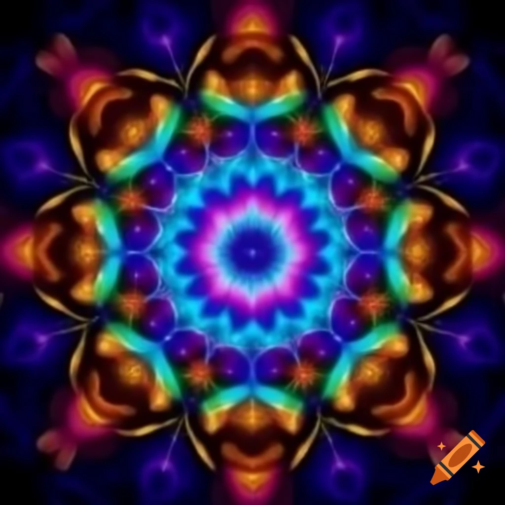 Spiritual psychedelic goa art design