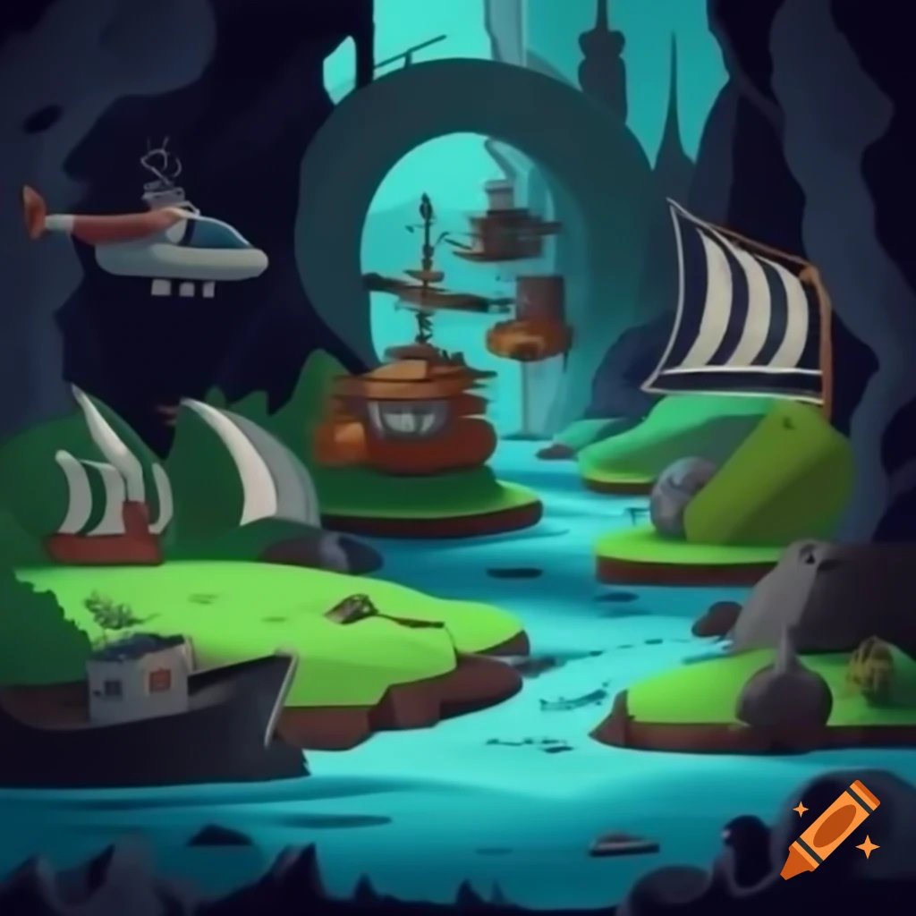 Steampunk adventure with gears, airships, and Victorian-inspired designs