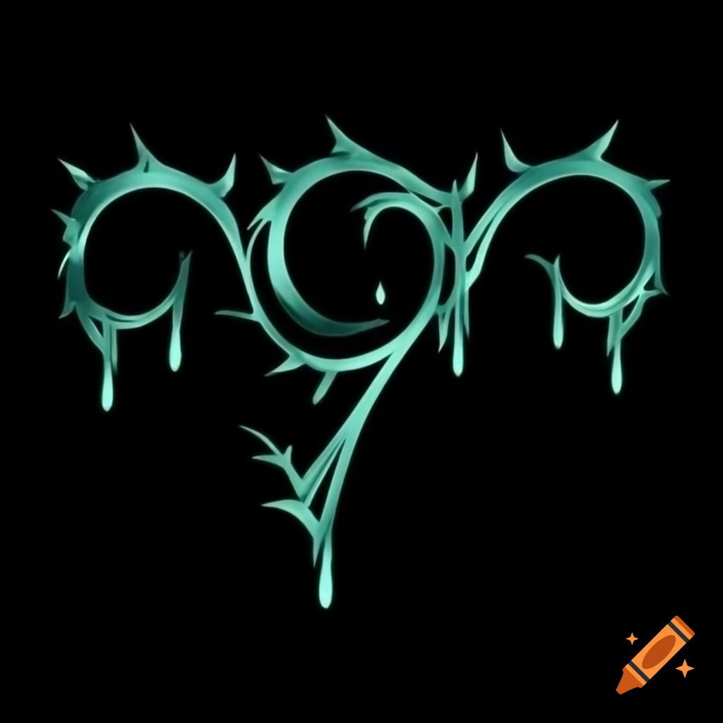 Elegant High Fantasy Typography Letter G With Ivy Branches In Yoshitaka elegant-high-fantasy-typography-letter-g-with-ivy-branches-in-yoshitaka