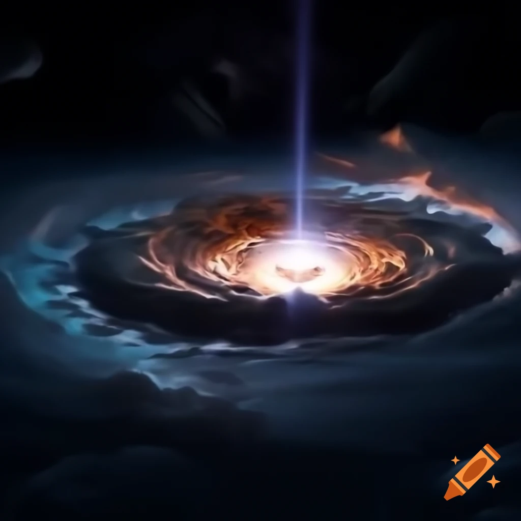 Dramatic scene with Mothership casting eerie glow over combatants