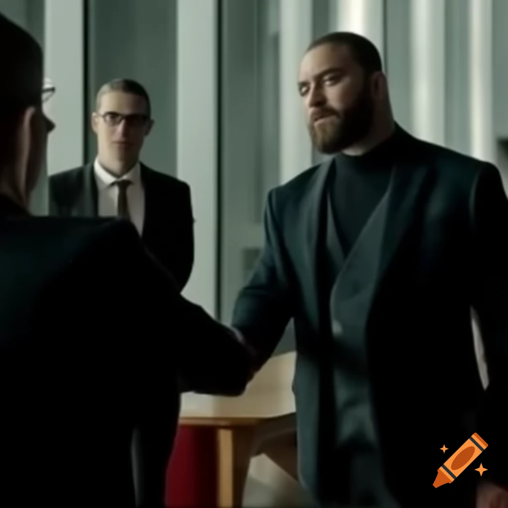 Macbeth reimagined as a high-powered business executive or politician in modern society