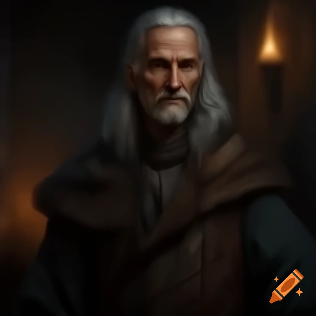 Noble medieval lord portrait