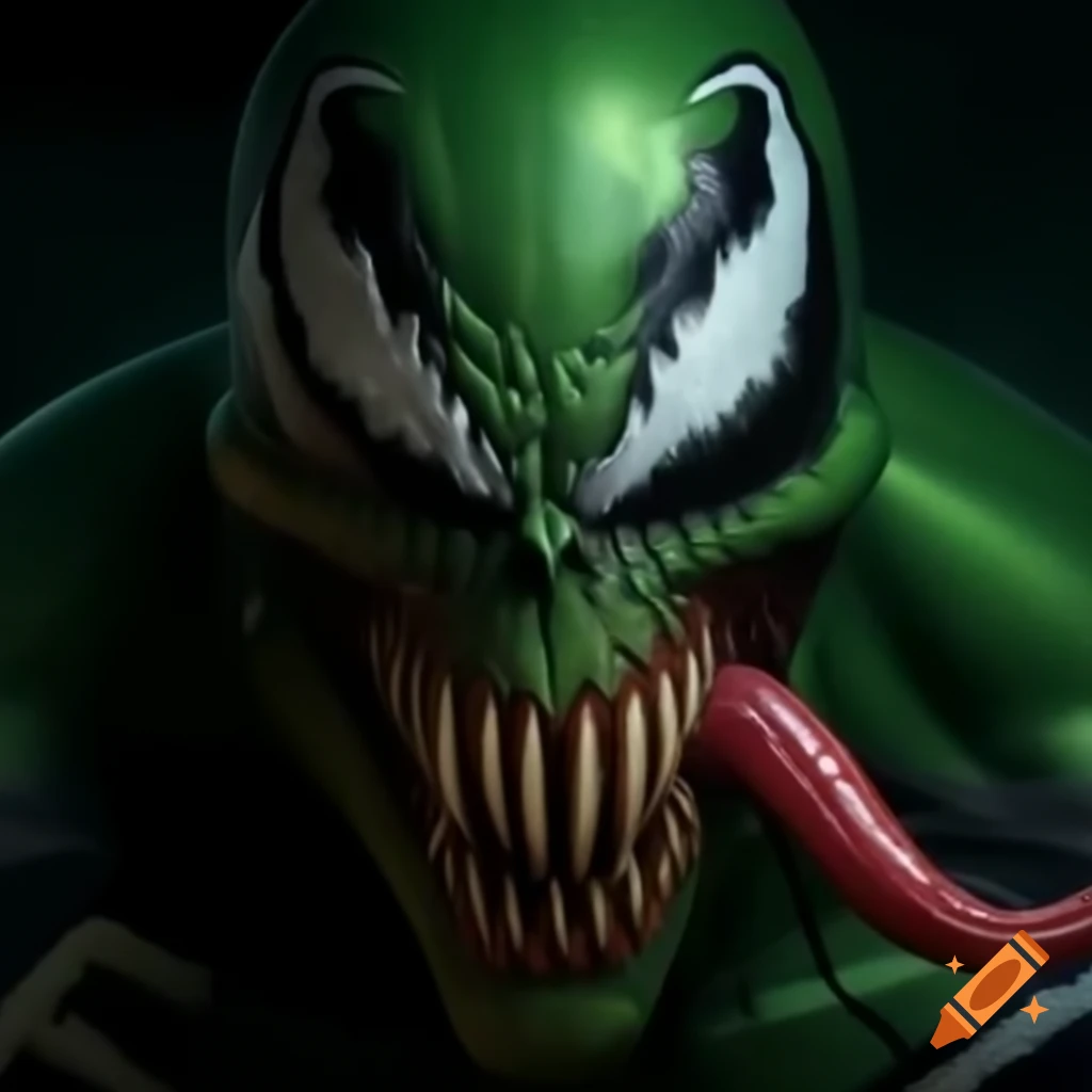 Super Skrull transformed with Venom attributes