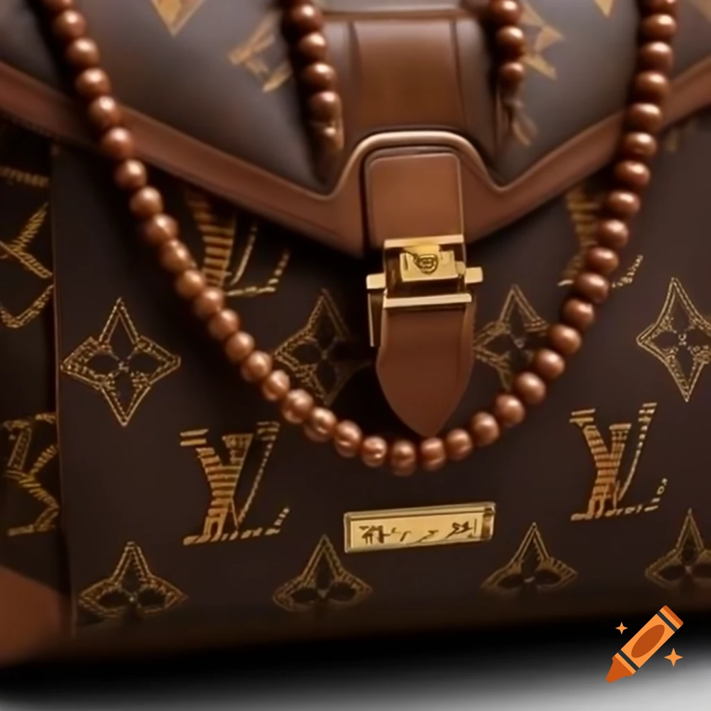 Original brown Louis Vuitton travel bag