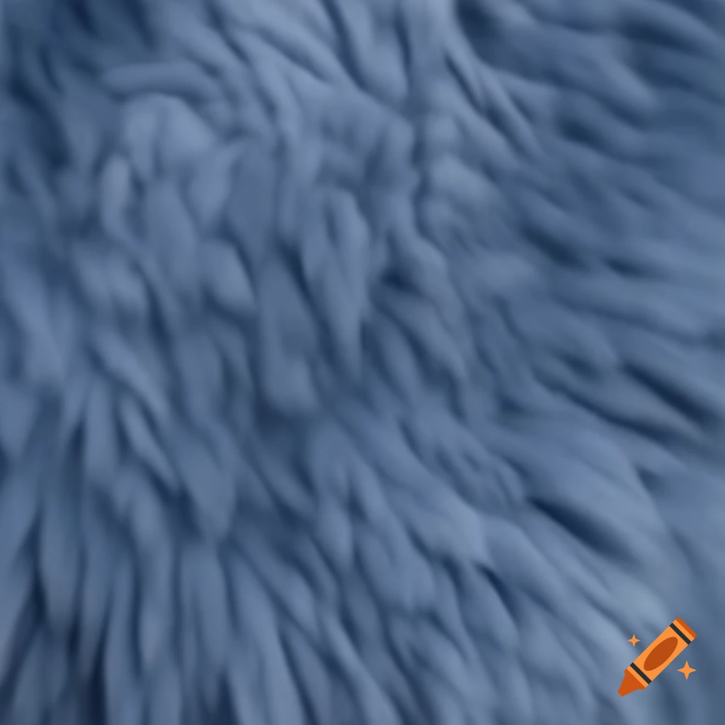 Texture of grey-blue plush fur material