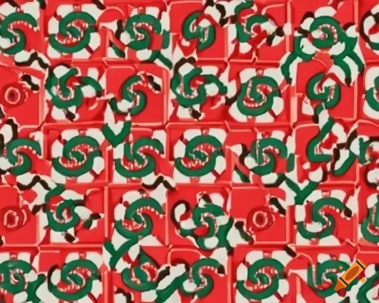 Gucci design seamless pattern for background