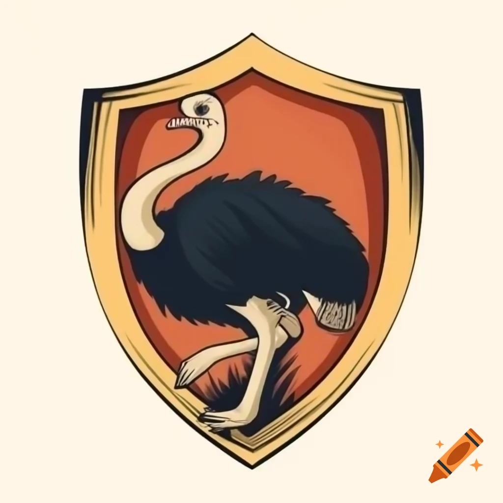 Stylized Illustration Of An Emu Confidently Holding A Cricket Bat In stylized-illustration-of-an-emu-confidently-holding-a-cricket-bat-in