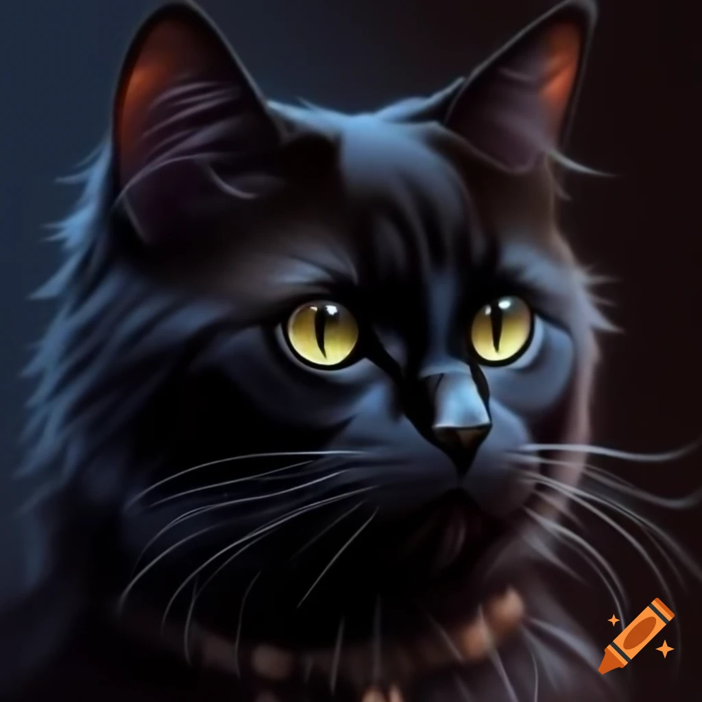 Stylish cat painting in the style of Francis Bacon