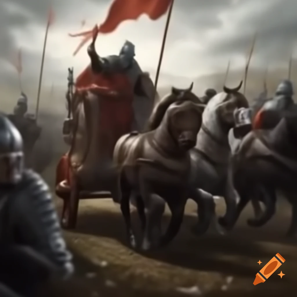 Medieval war chariot design